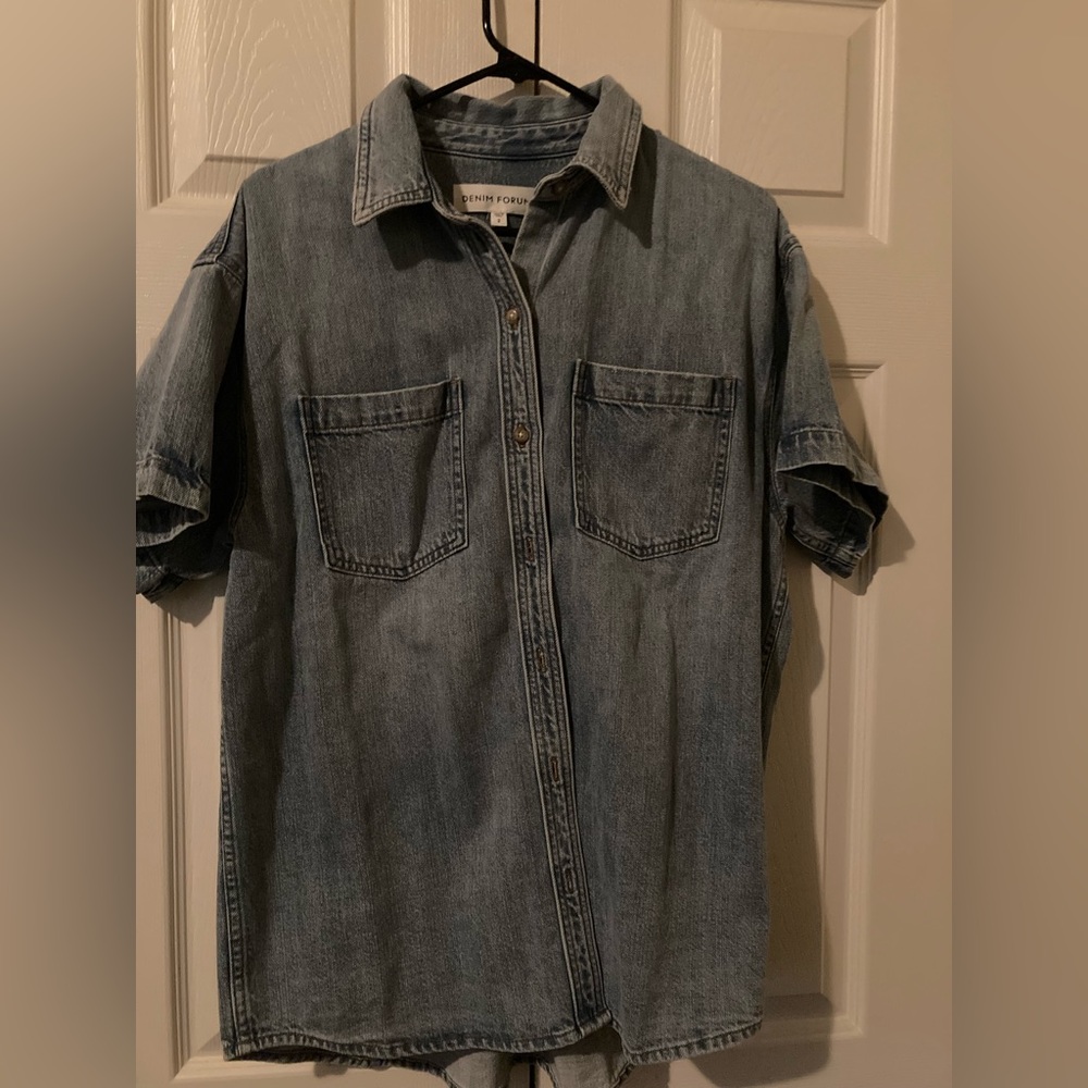 Aritzia ~ Denim Forum “90’s” Denim Button-Up